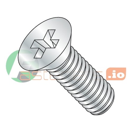 M3-0.5 x 12 mm Machine Screws/Phillips/Flat Head/Steel/Zinc / DIN965 (Carton: 3,000 pcs)